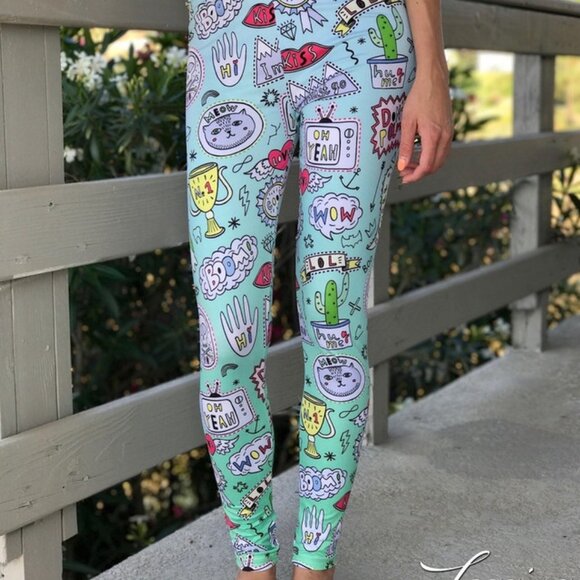 Legging Army NWT Sublimation Series Adventure Pants Leggings One Size 3-9 - Picture 4 of 7